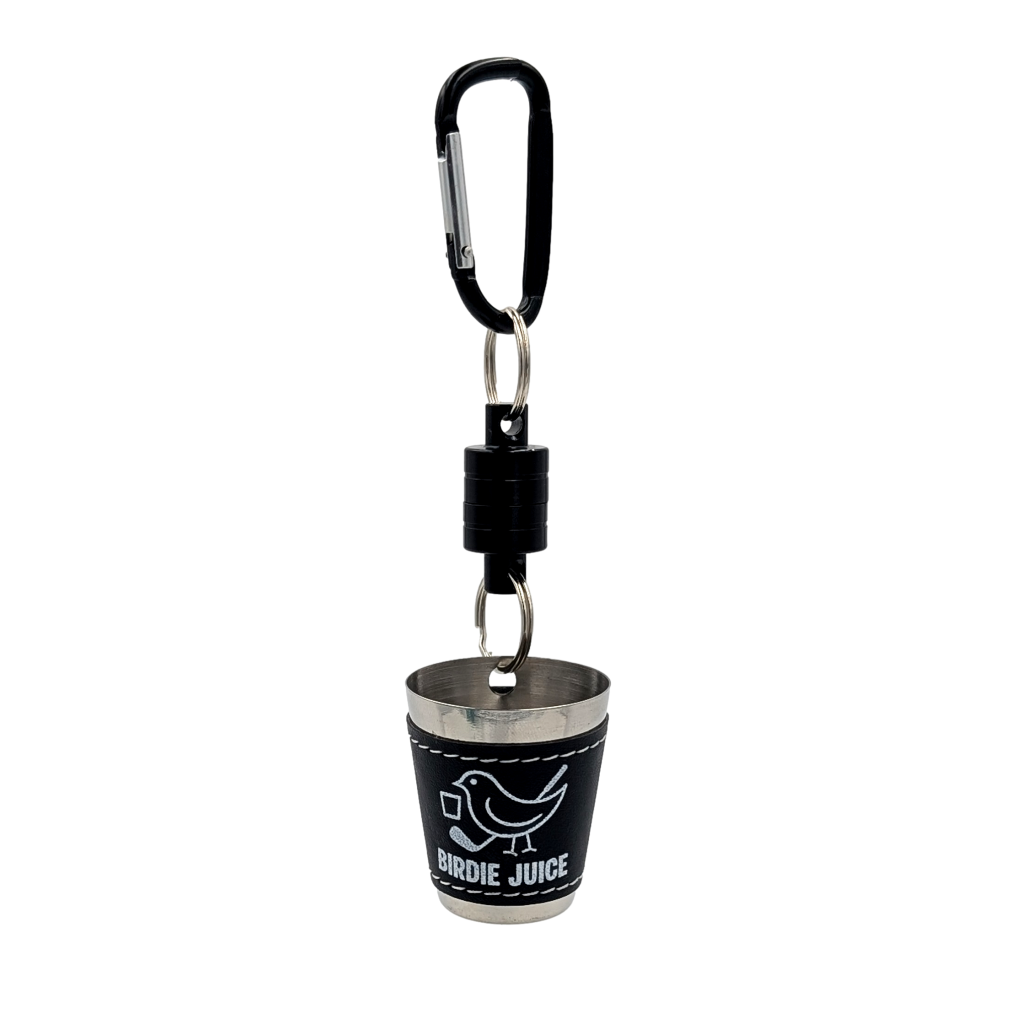 Magnetic Birdie Juice Cup — The Clip-On Shot Glass Your Golf Bag Has Been Missing
