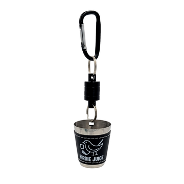 Magnetic Birdie Juice Cup — The Clip-On Shot Glass Your Golf Bag Has Been Missing