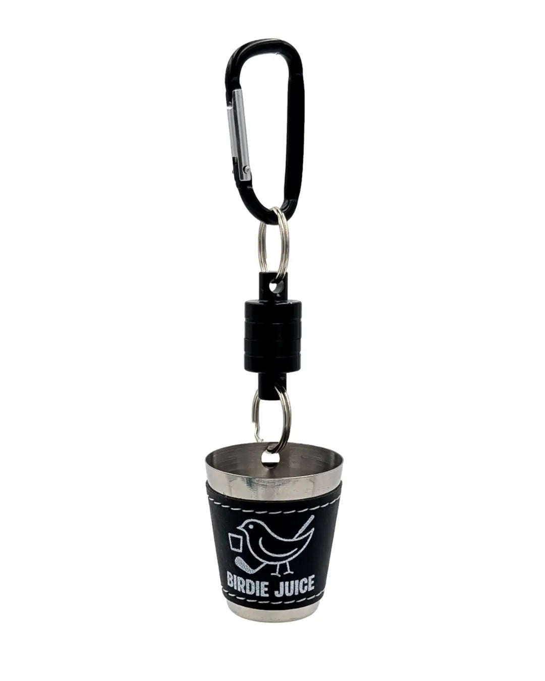 Magnetic Birdie Juice Cup — The Clip-On Shot Glass Your Golf Bag Has Been Missing