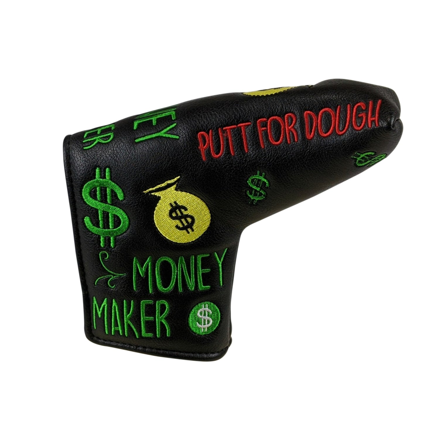 Putt for Dough - Money Maker - Blade Putter Head Cover (Black)