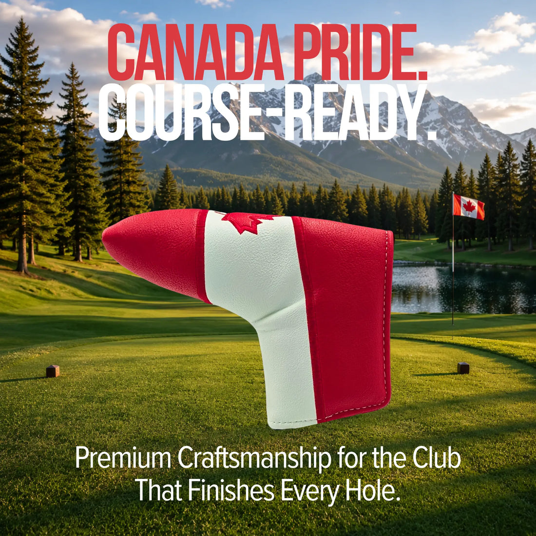 Canada Flag - Blade Putter Head Cover