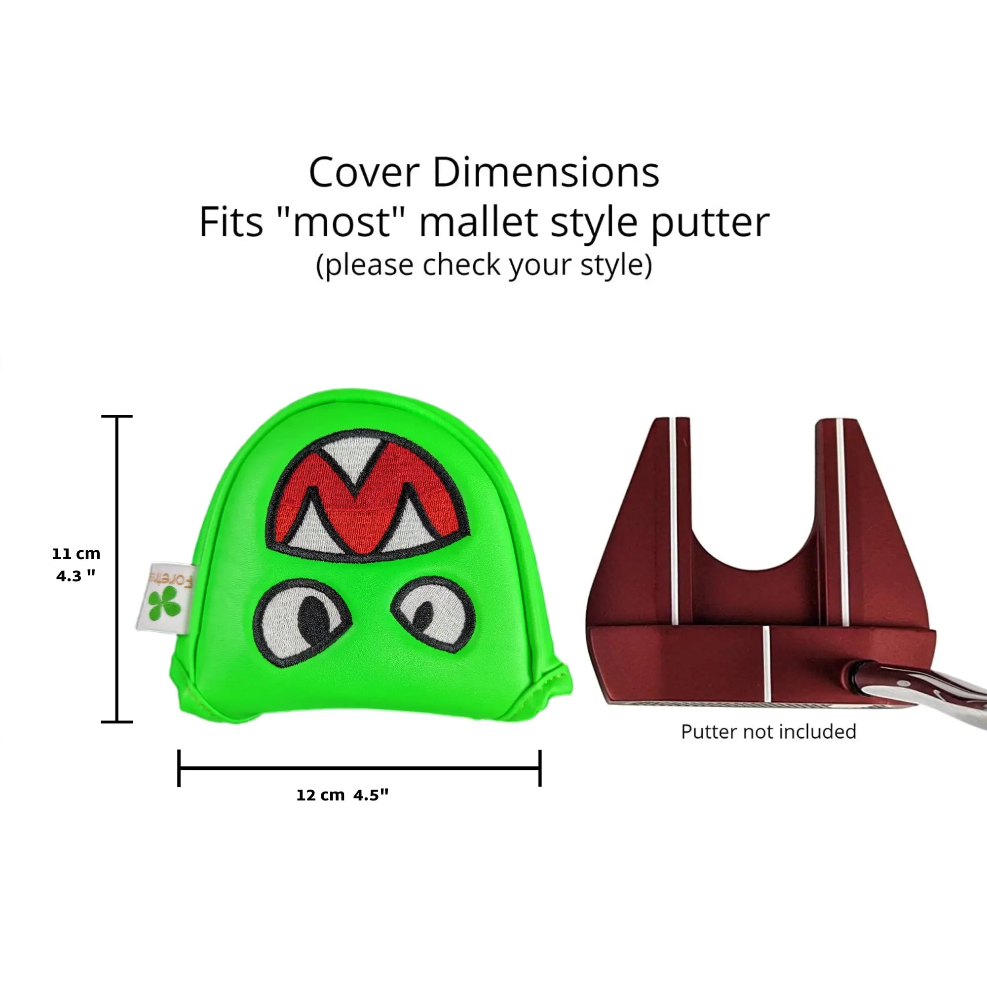 Green Monster - Mallet Putter Head Cover