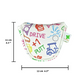Golf Icons Pattern - Mallet Putter Head Cover
