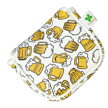 Beer Mugs Pattern - Square Mallet Putter Head Cover