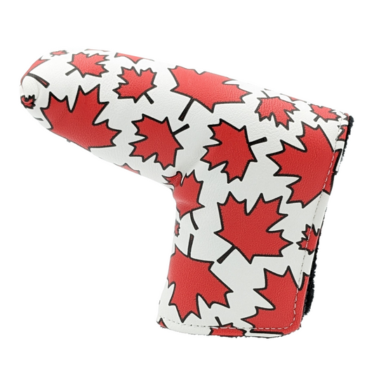 Canada Maple Leaves - Blade Putter Head Cover