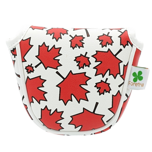 Canada Maple Leaves Pattern - Mallet Putter Head Cover