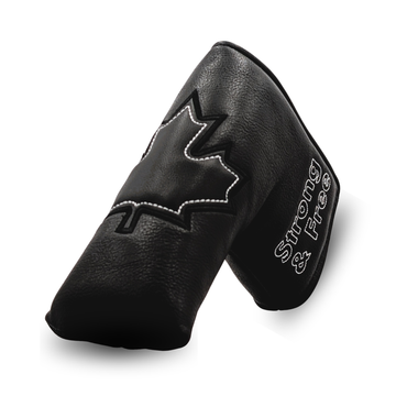 Black Canada Maple Leaf - Blade Putter Head Cover