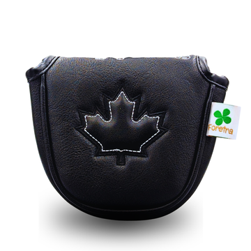 Black Canada Maple Leaf - Mallet Putter Head Cover