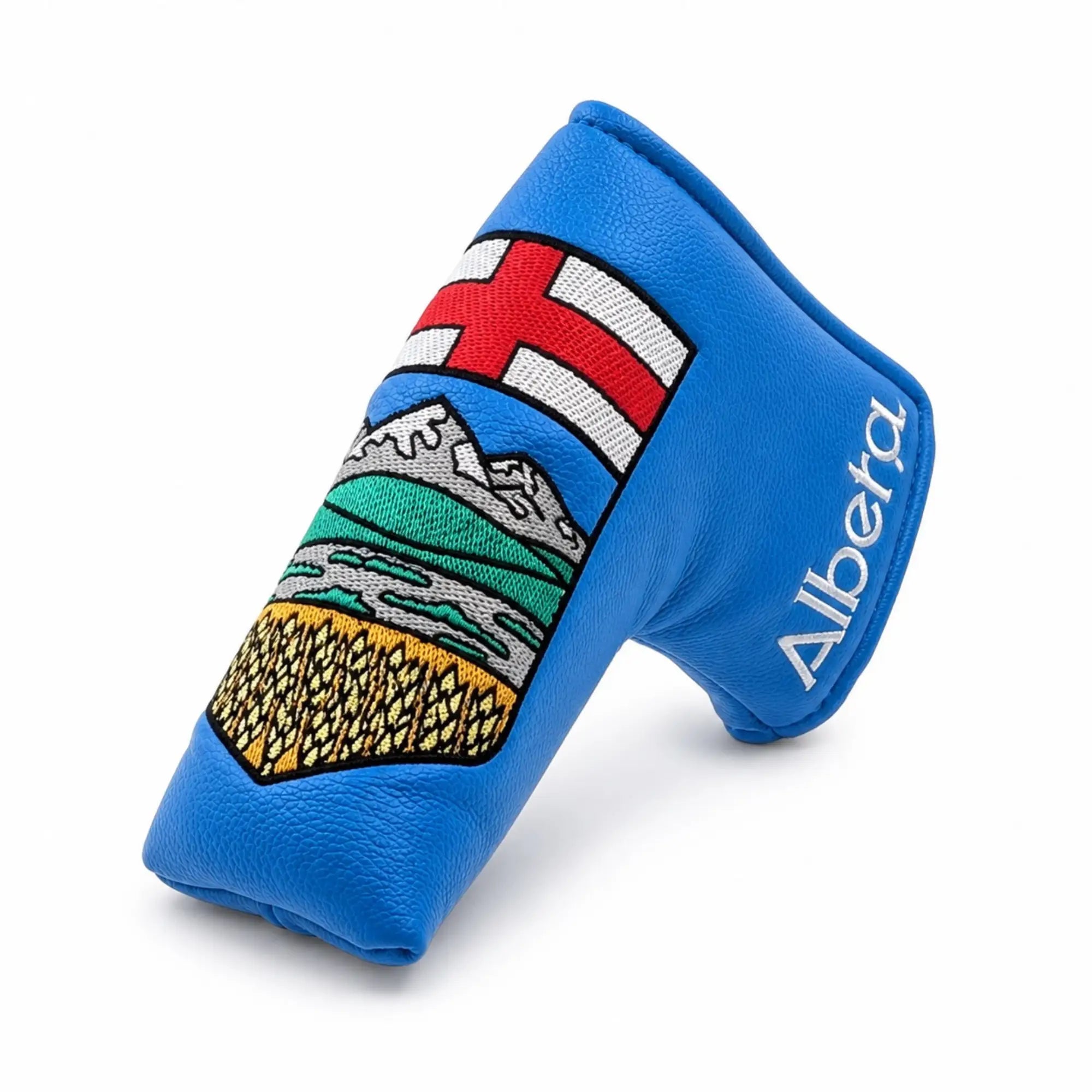 Alberta Shield – Blade Putter Headcover – Bold Alberta Pride