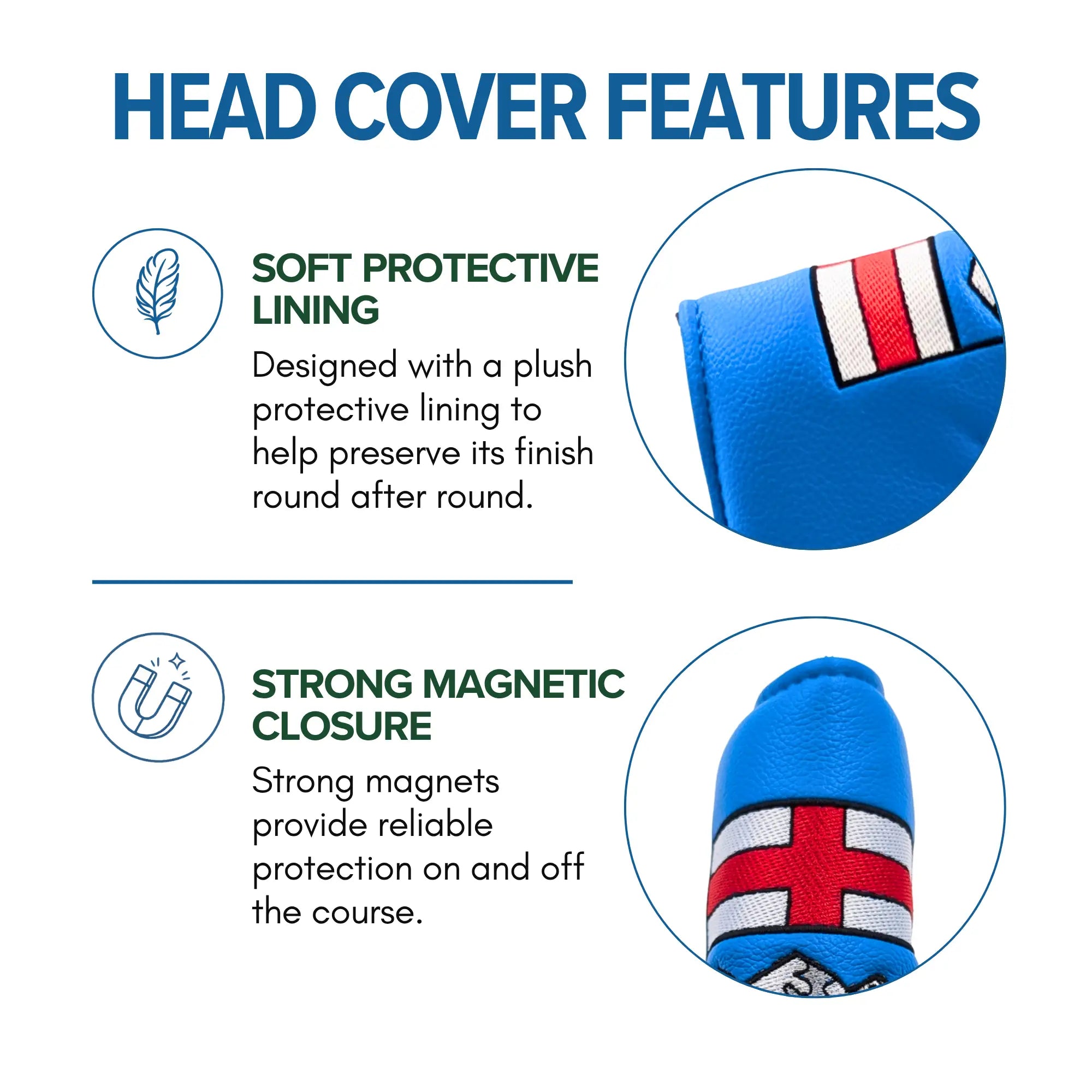 Alberta Shield – Blade Putter Headcover – Bold Alberta Pride