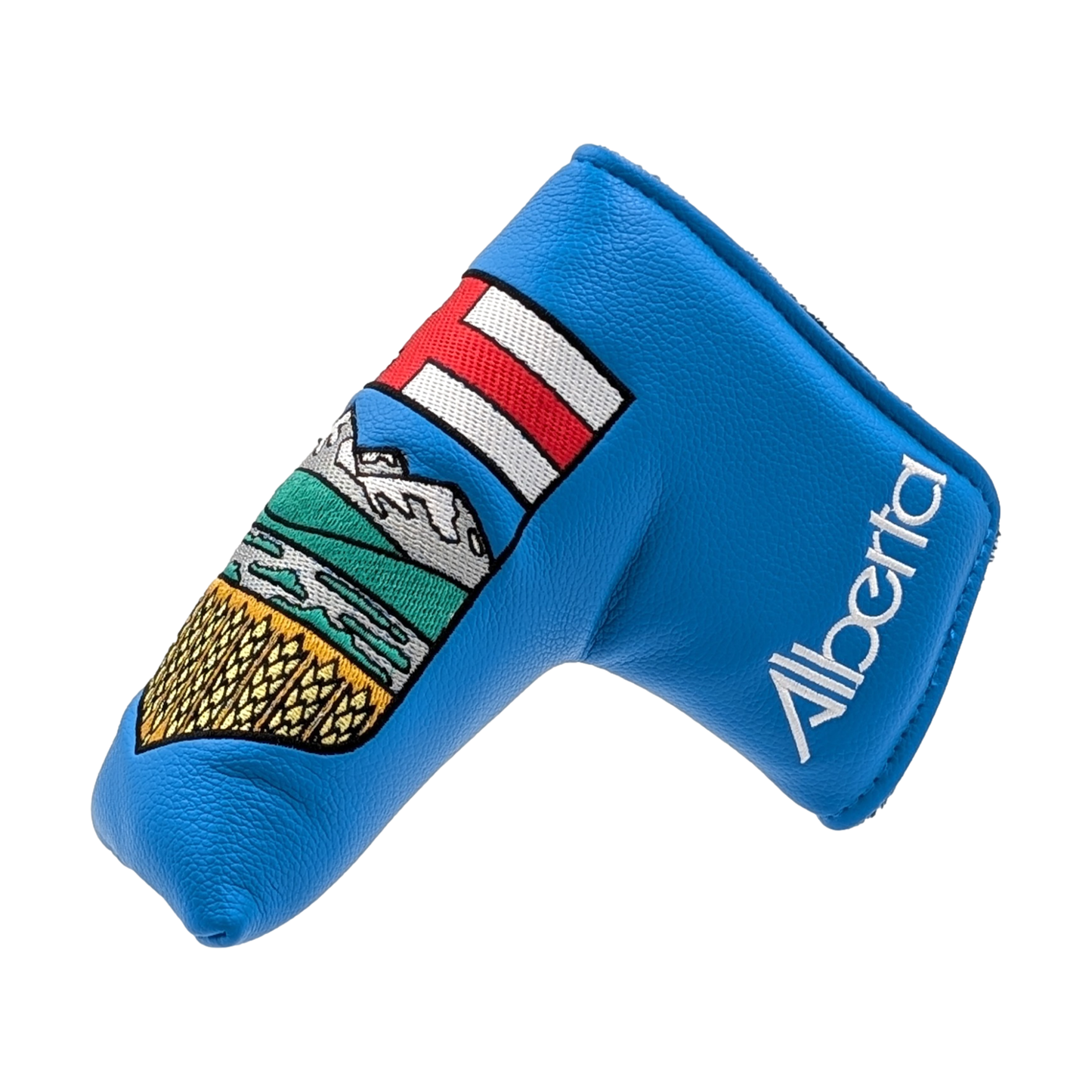 Alberta Shield – Blade Putter Headcover – Bold Alberta Pride