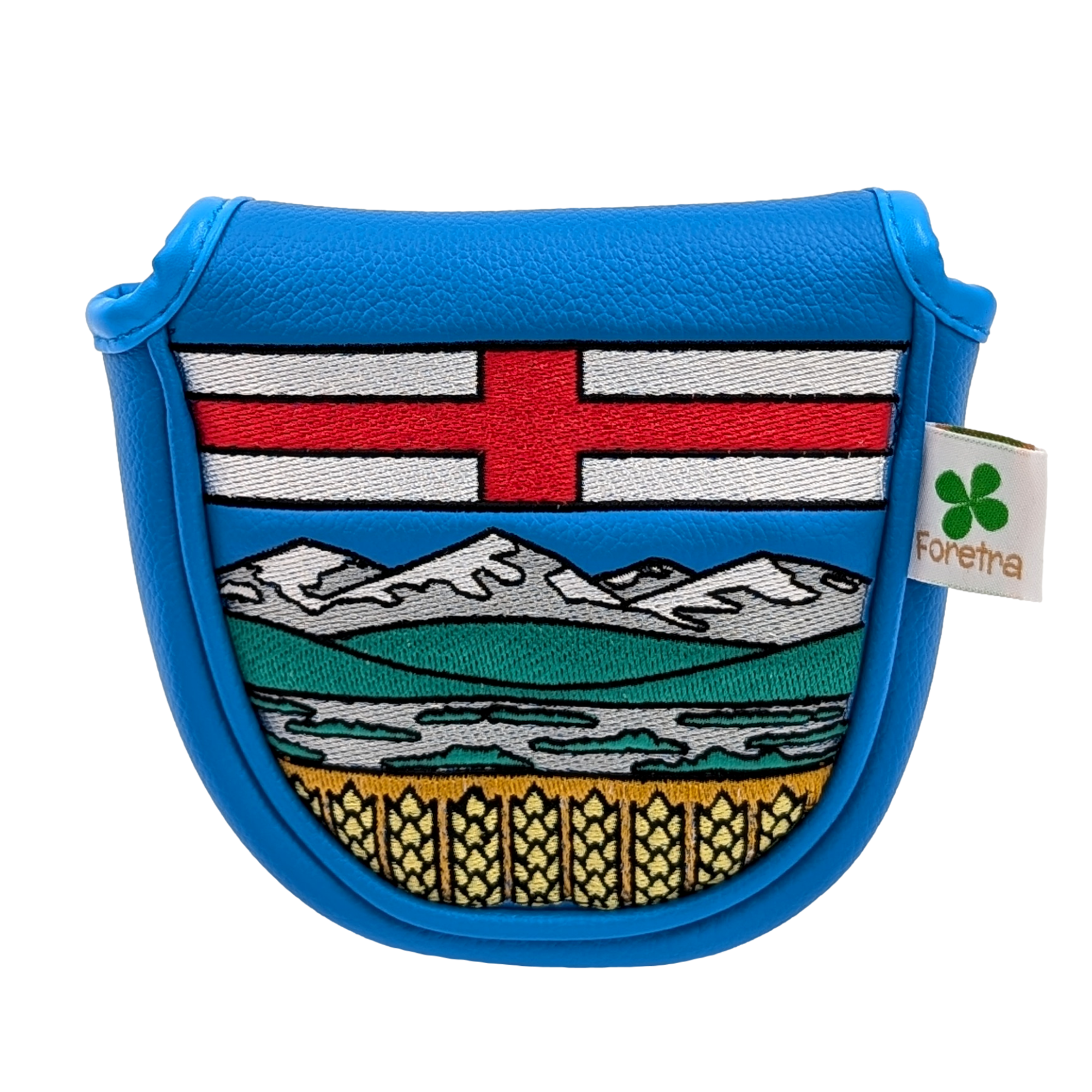 Alberta Shield – Mallet Putter Headcover – Bold Alberta Pride