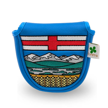 Alberta Shield – Mallet Putter Headcover – Bold Alberta Pride