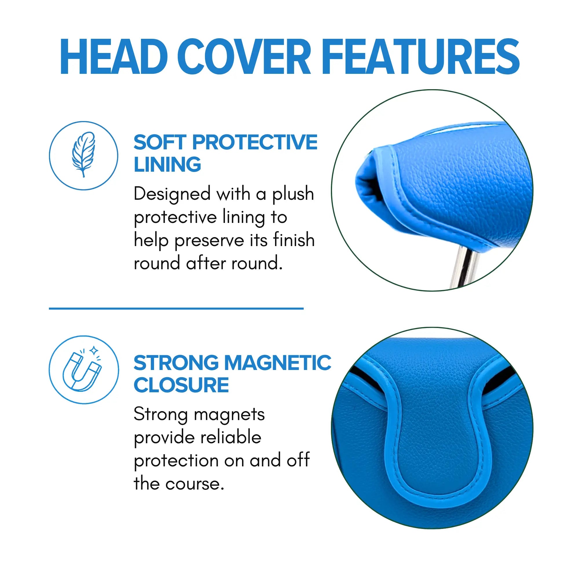 Alberta Shield – Mallet Putter Headcover – Bold Alberta Pride