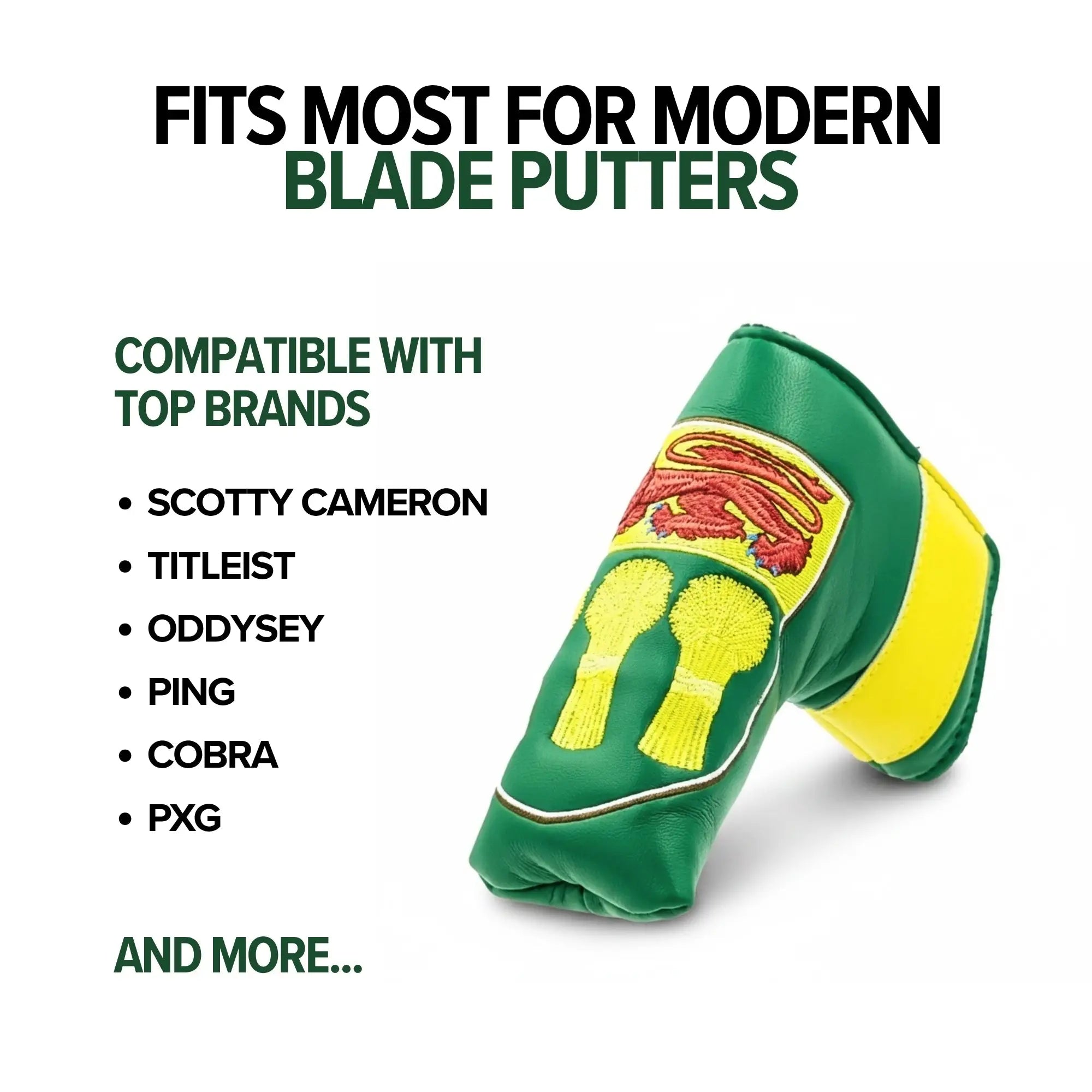 Saskatchewan Shield – Blade Putter Headcover – Bold Prairie Pride