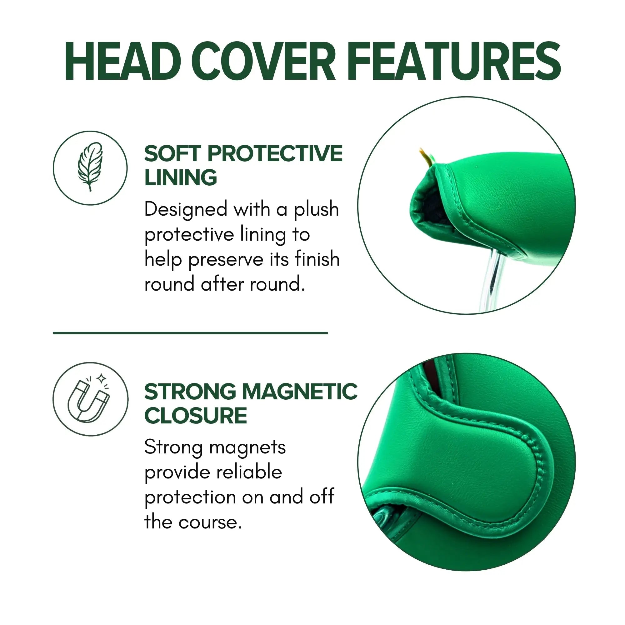 Saskatchewan Shield – Mallet Putter Headcover – Bold Prairie Pride
