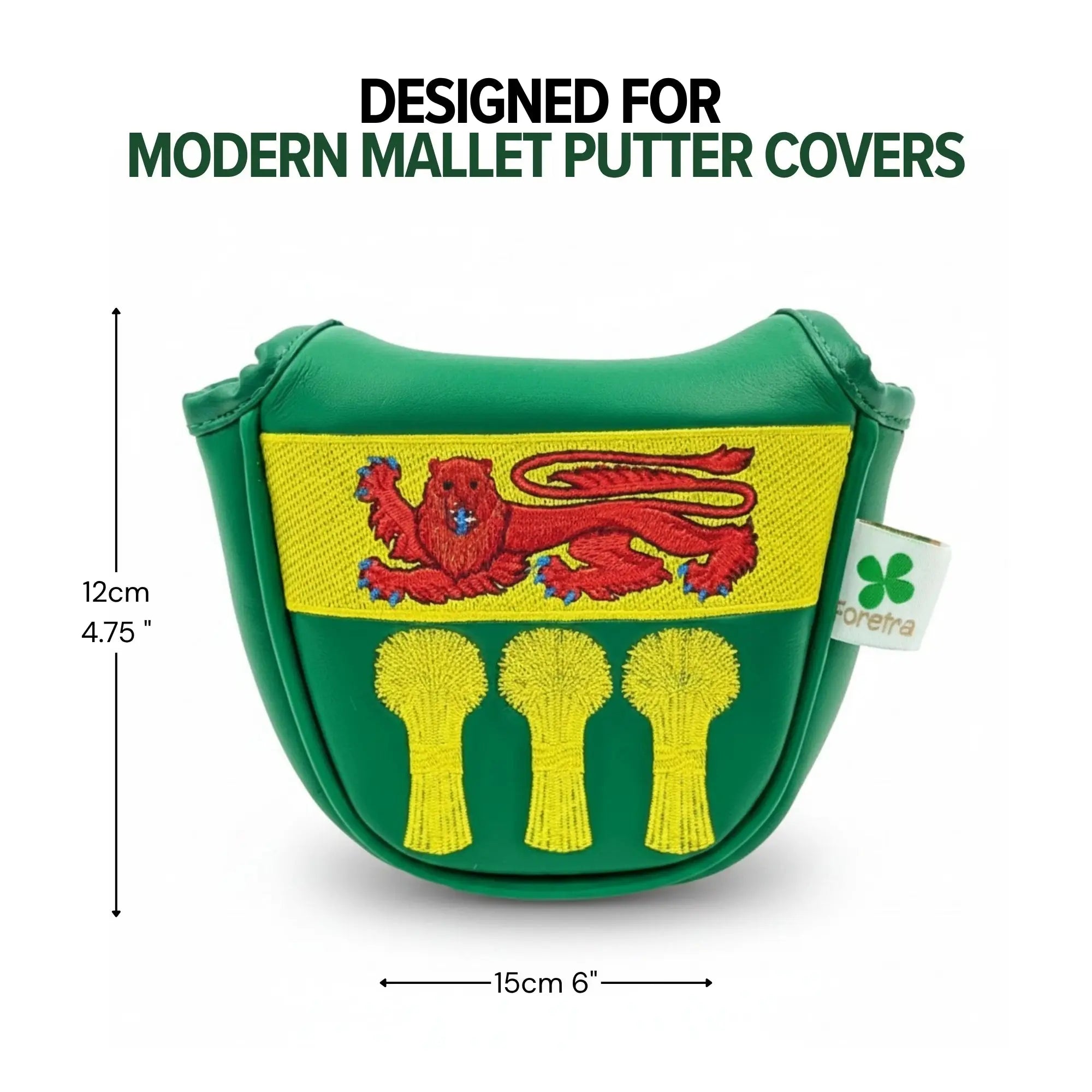 Saskatchewan Shield – Mallet Putter Headcover – Bold Prairie Pride
