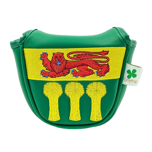 Saskatchewan Shield – Mallet Putter Headcover – Bold Prairie Pride