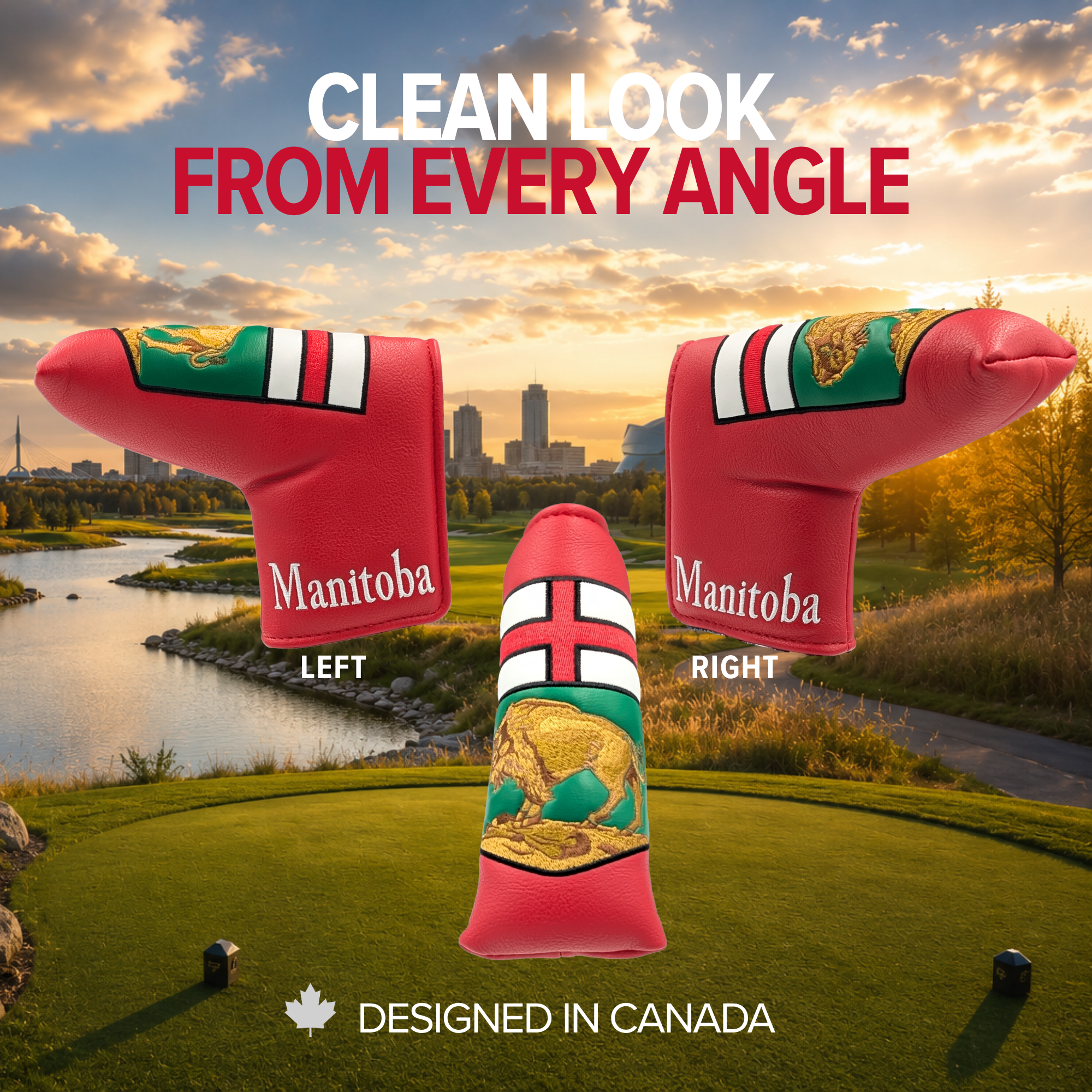 Manitoba Blade Putter Headcover