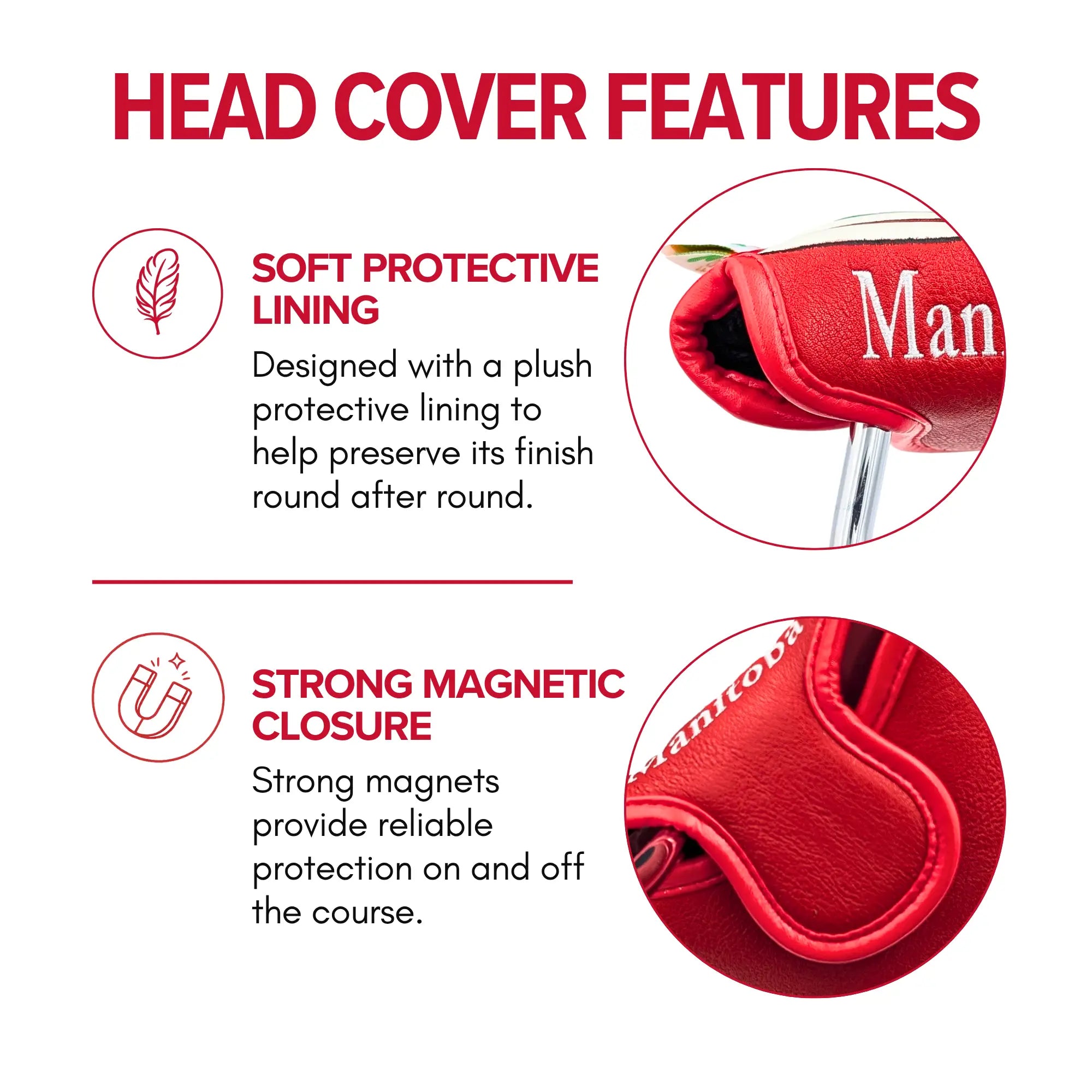 Manitoba Mallet Putter Headcover