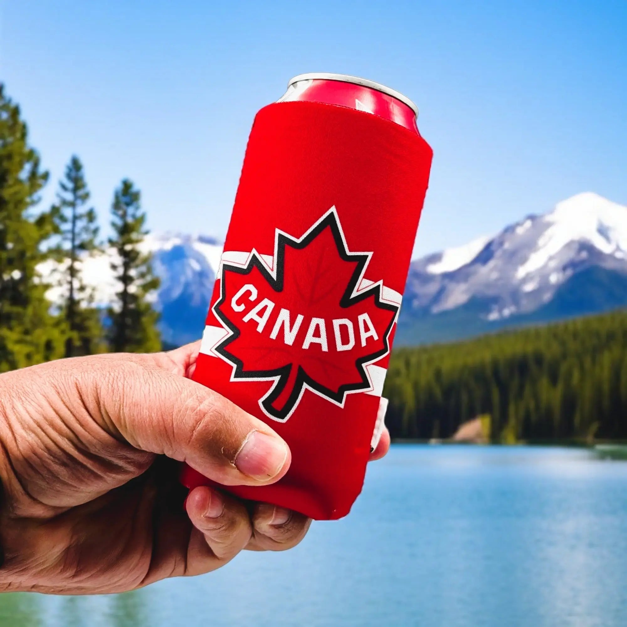 Canada Never 51  – “Tallboy” (16 oz) Can Cooler Sleeve - Pack of 4