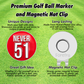 Canada Never 51 - Golf Ball Marker with Magnetic Hat Clip