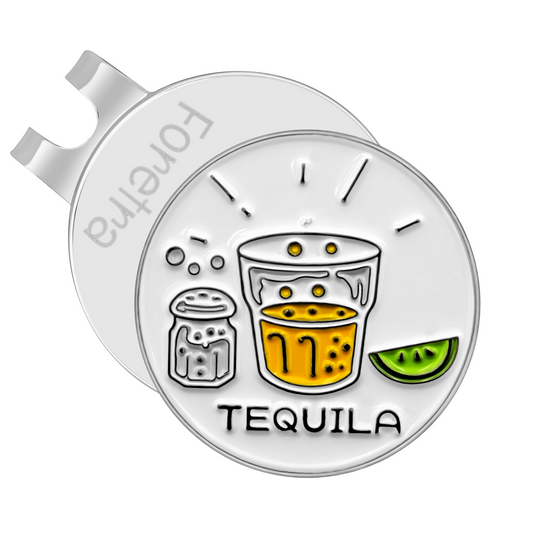 Tequila - Golf Ball Marker with Magnetic Golf Hat Clip