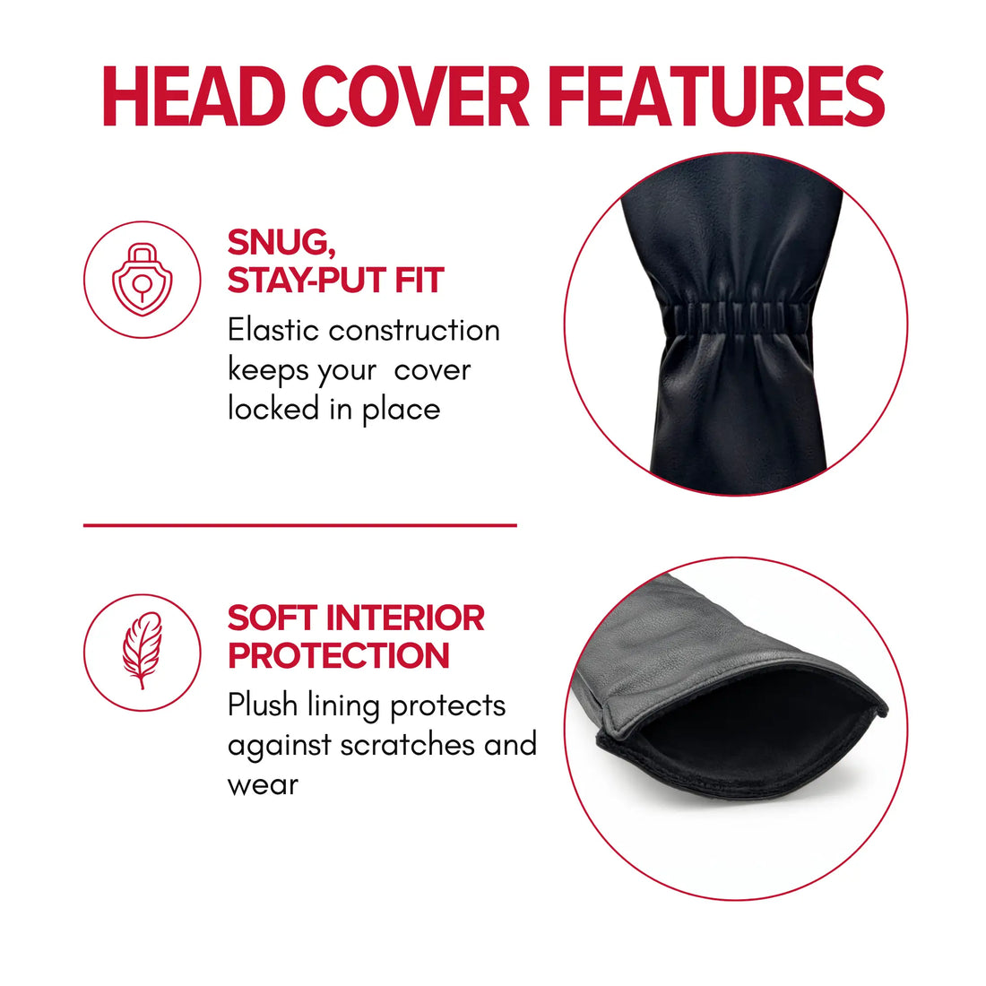 Canada Black Maple Leaf - Fairway Wood Headcover - Strong & Free