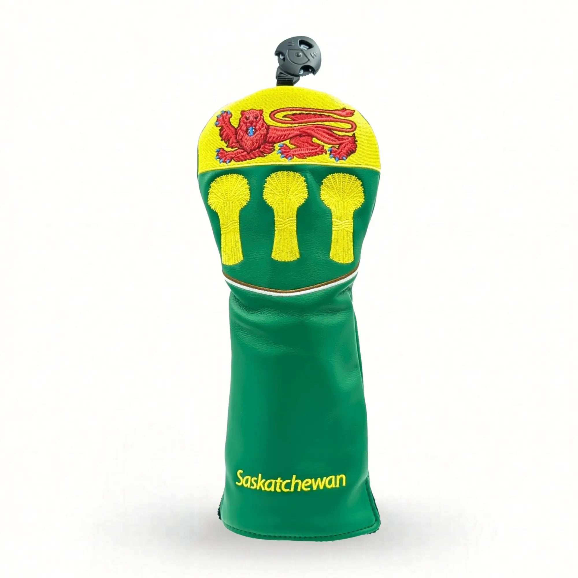 Saskatchewan Shield – Fairway Wood Headcover – Bold Prairie Pride