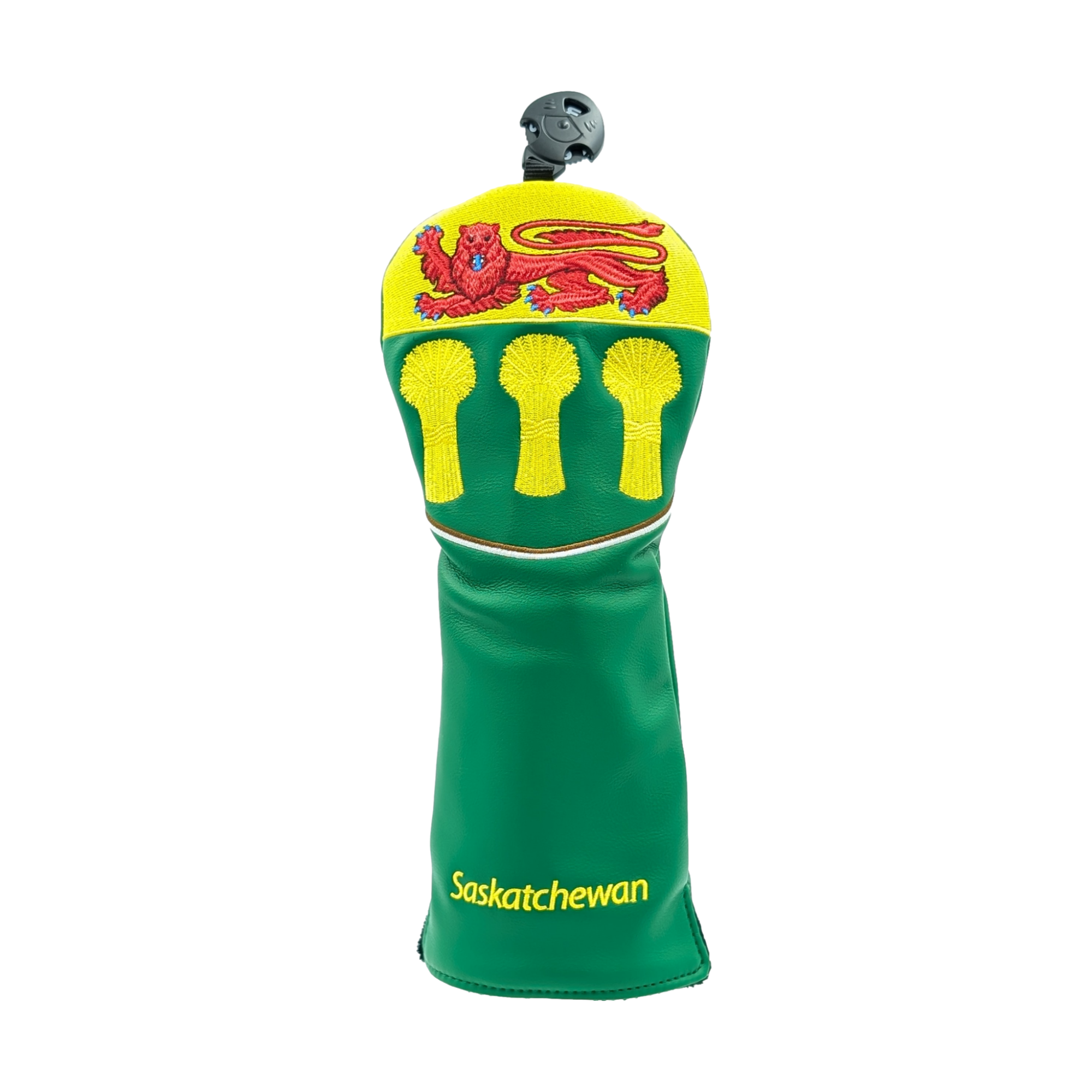 Saskatchewan Shield – Fairway Wood Headcover – Bold Prairie Pride