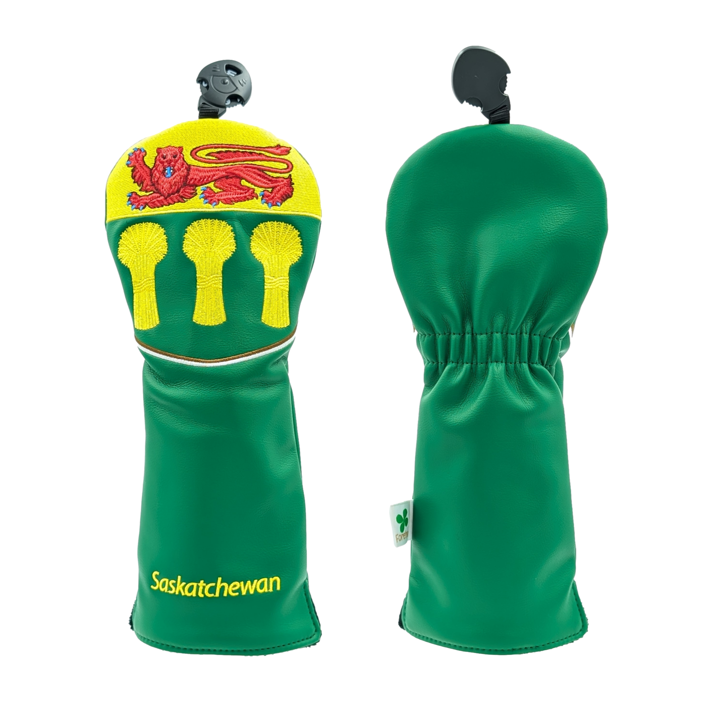 Saskatchewan Shield – Fairway Wood Headcover – Bold Prairie Pride