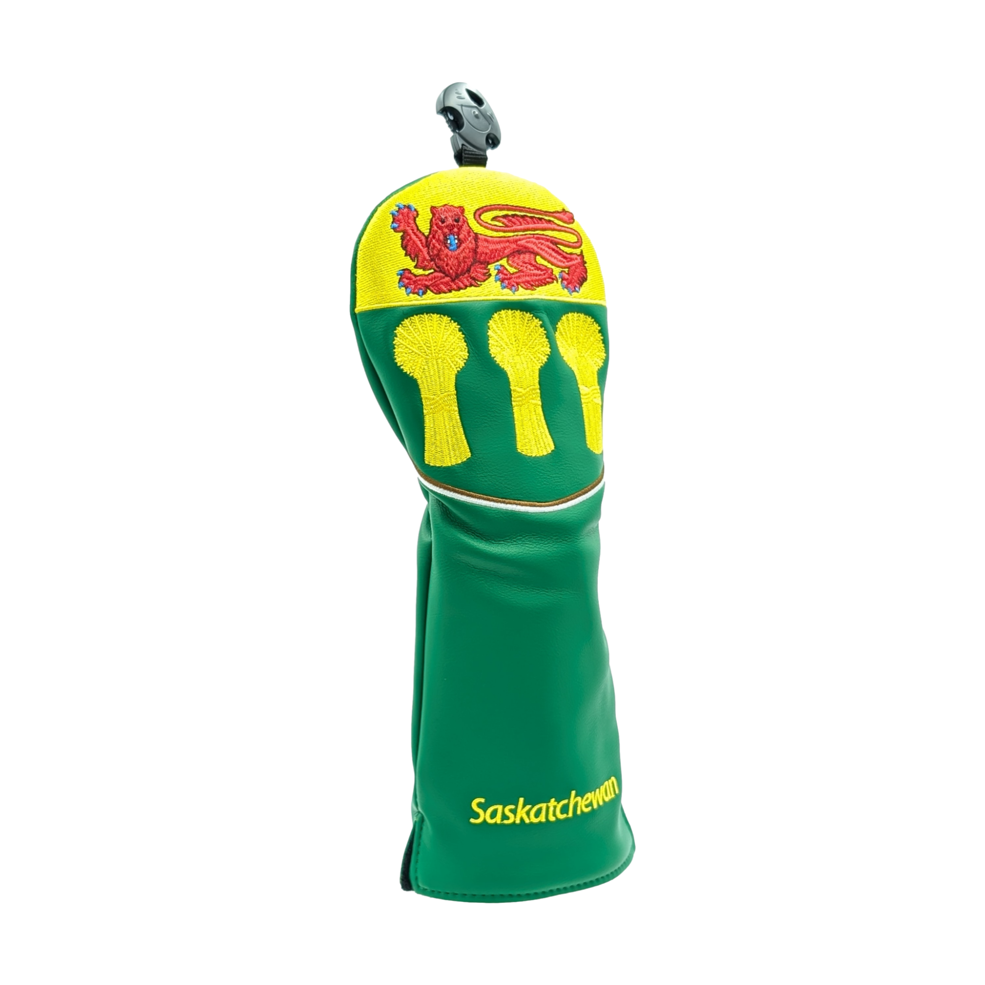 Saskatchewan Shield – Fairway Wood Headcover – Bold Prairie Pride