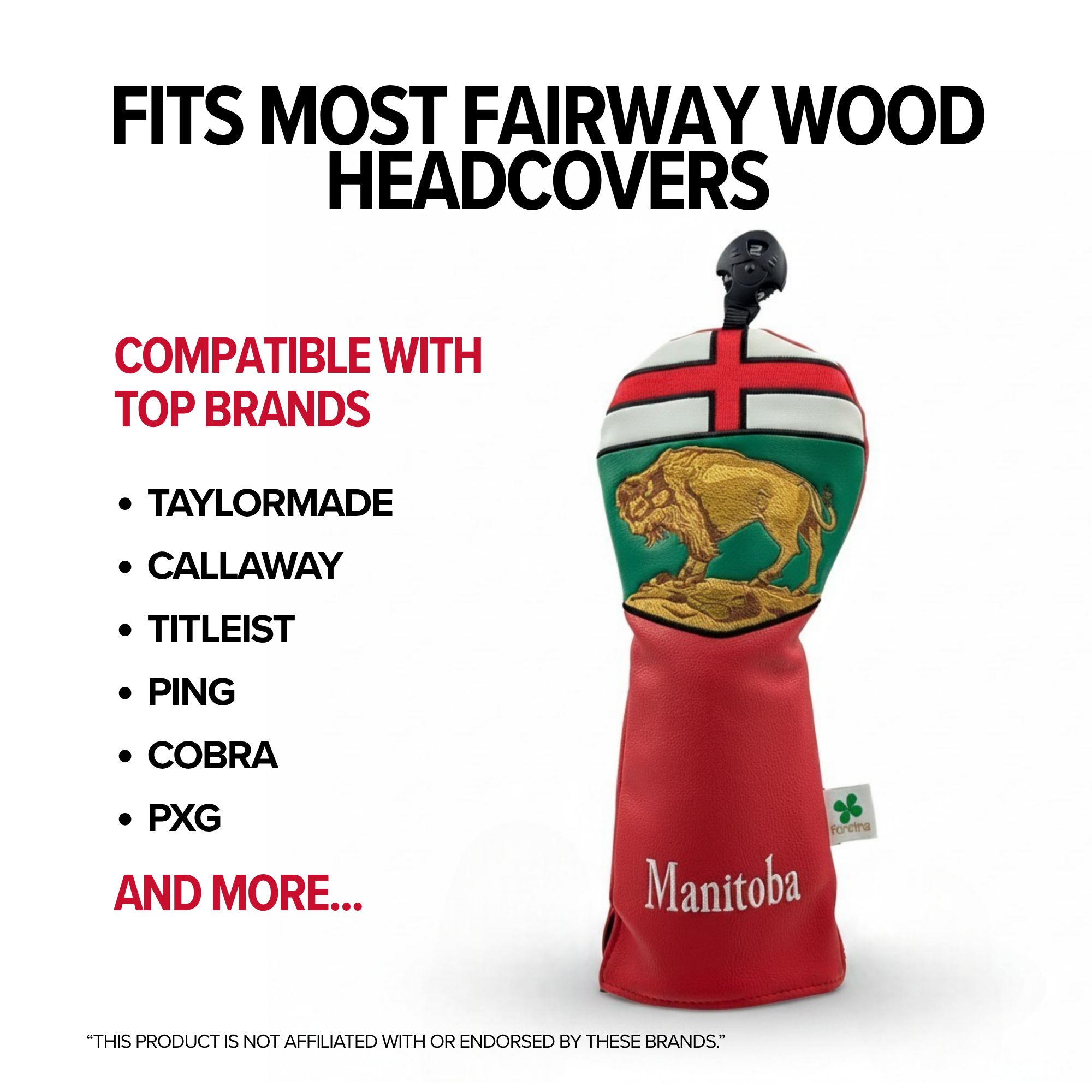 Manitoba Fairway Wood Headcover