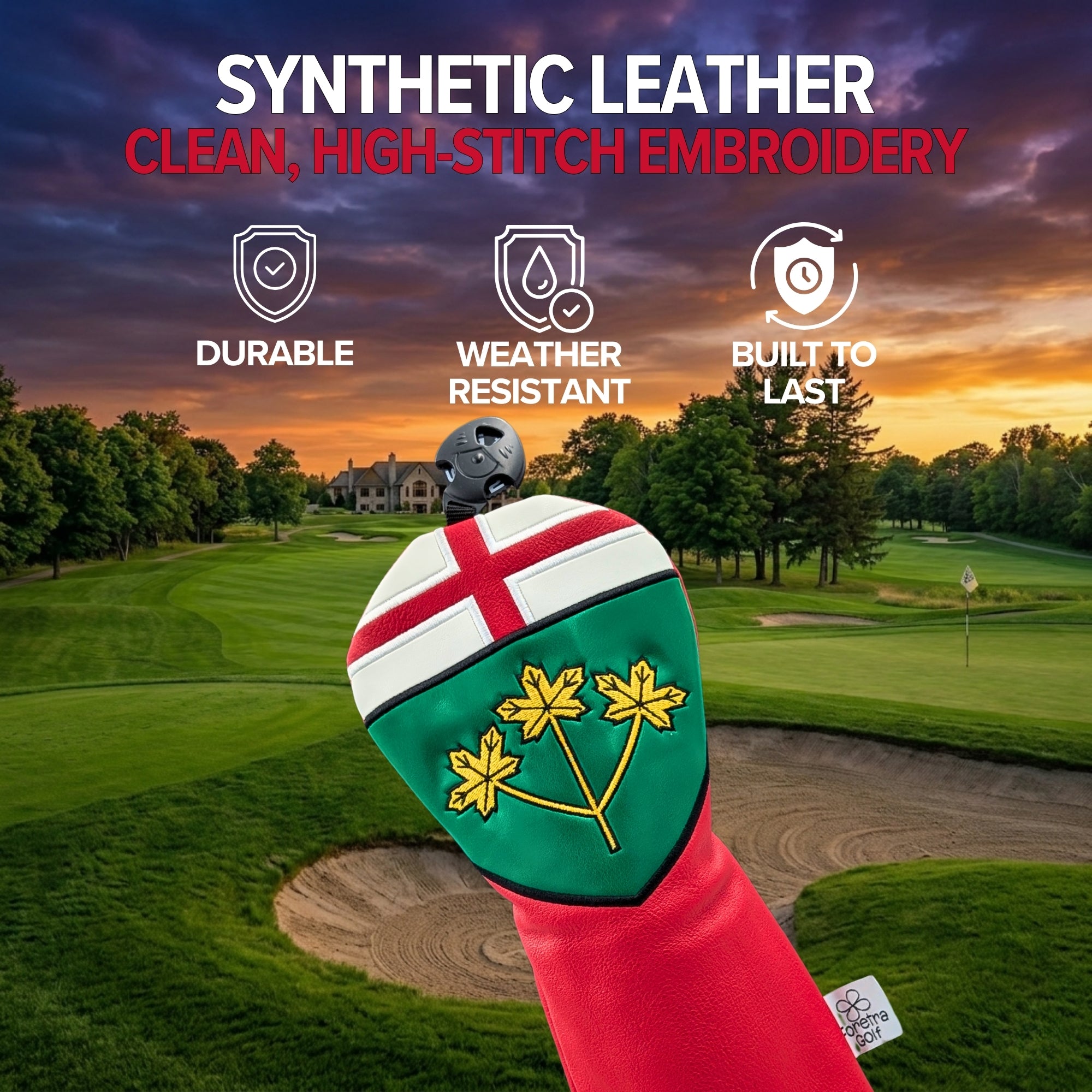 Ontario Shield Fairway Wood Headcover