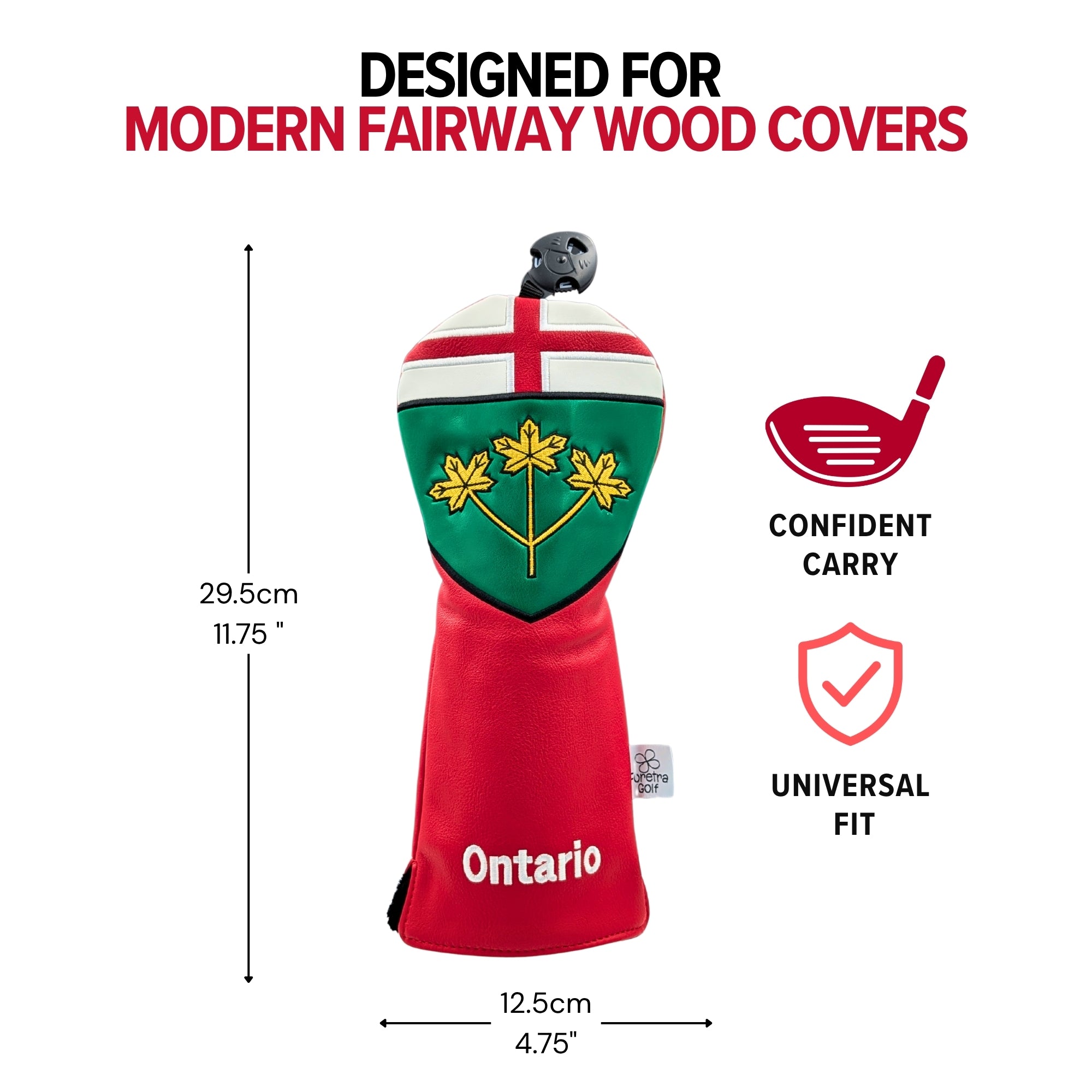 Ontario Shield Fairway Wood Headcover