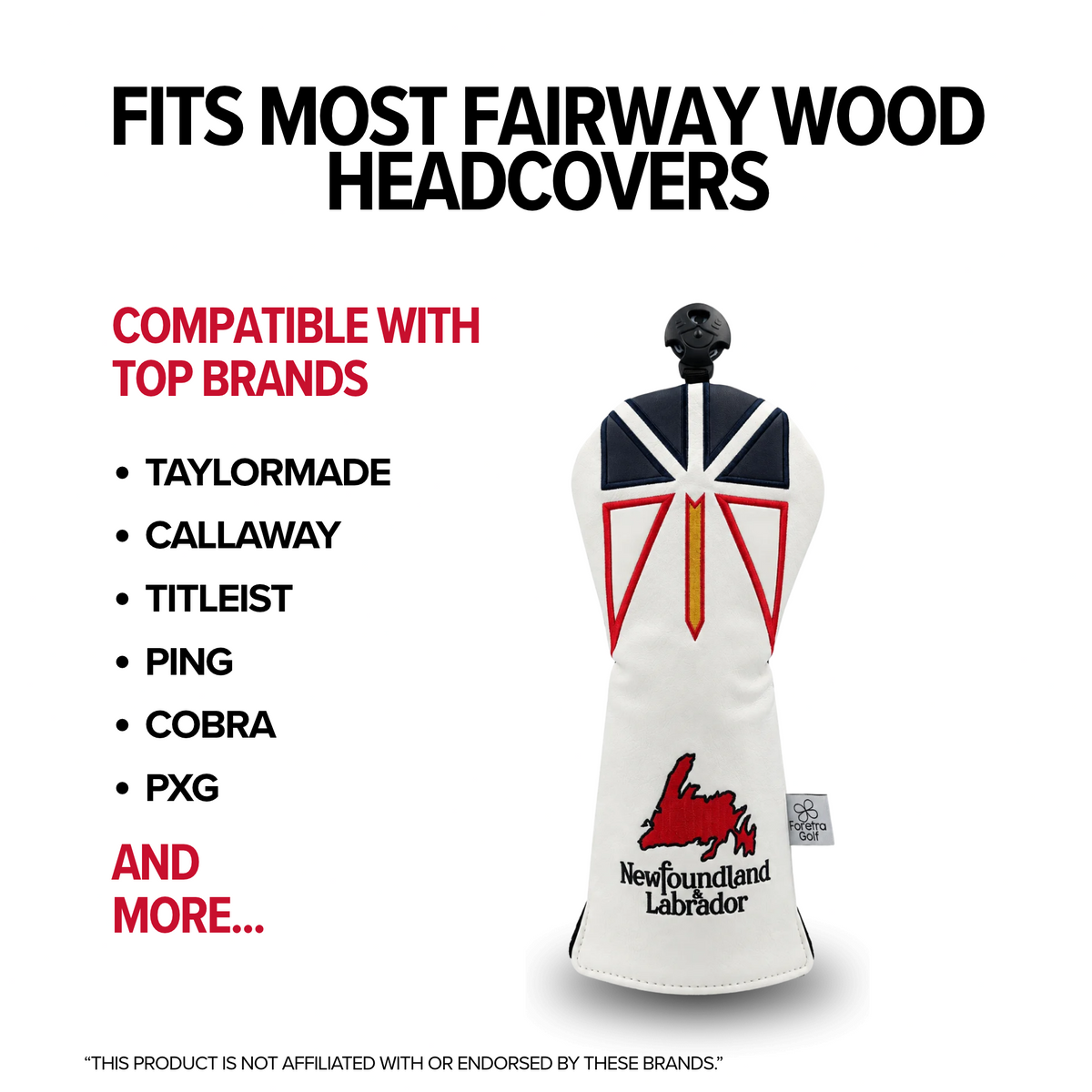 Newfoundland & Labrador Fairway Wood Headcover