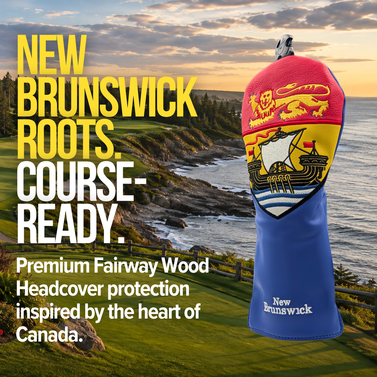 New Brunswick Shield - Fairway Wood Headcover