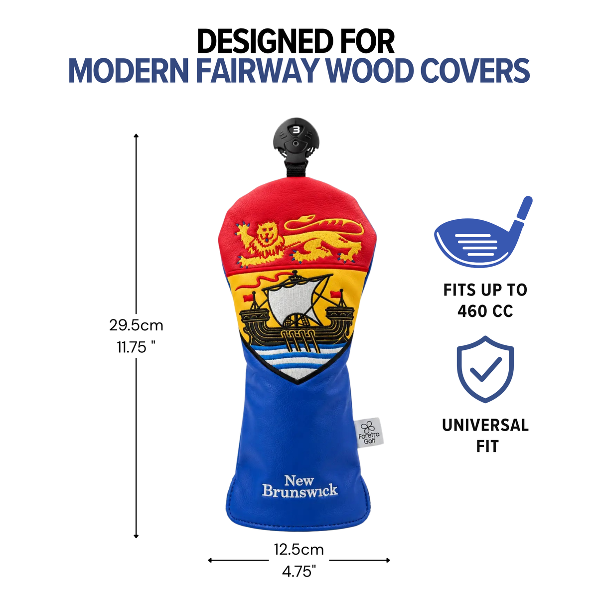 New Brunswick Shield - Fairway Wood Headcover
