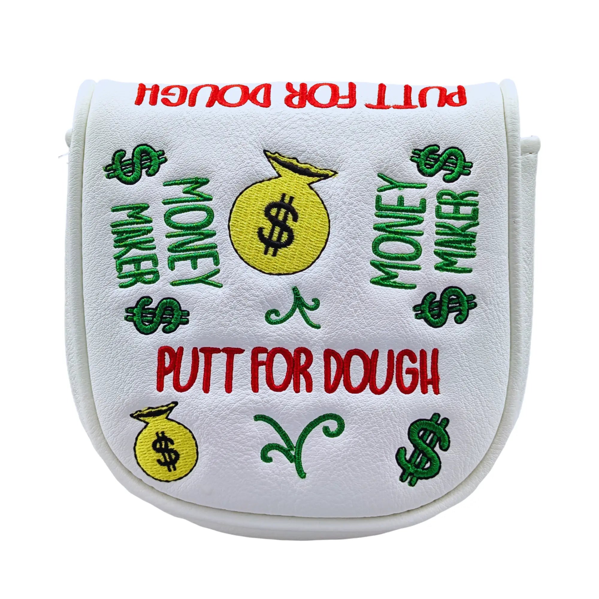 Putt for Dough - Money Maker -  Center Shafted Putter (White)