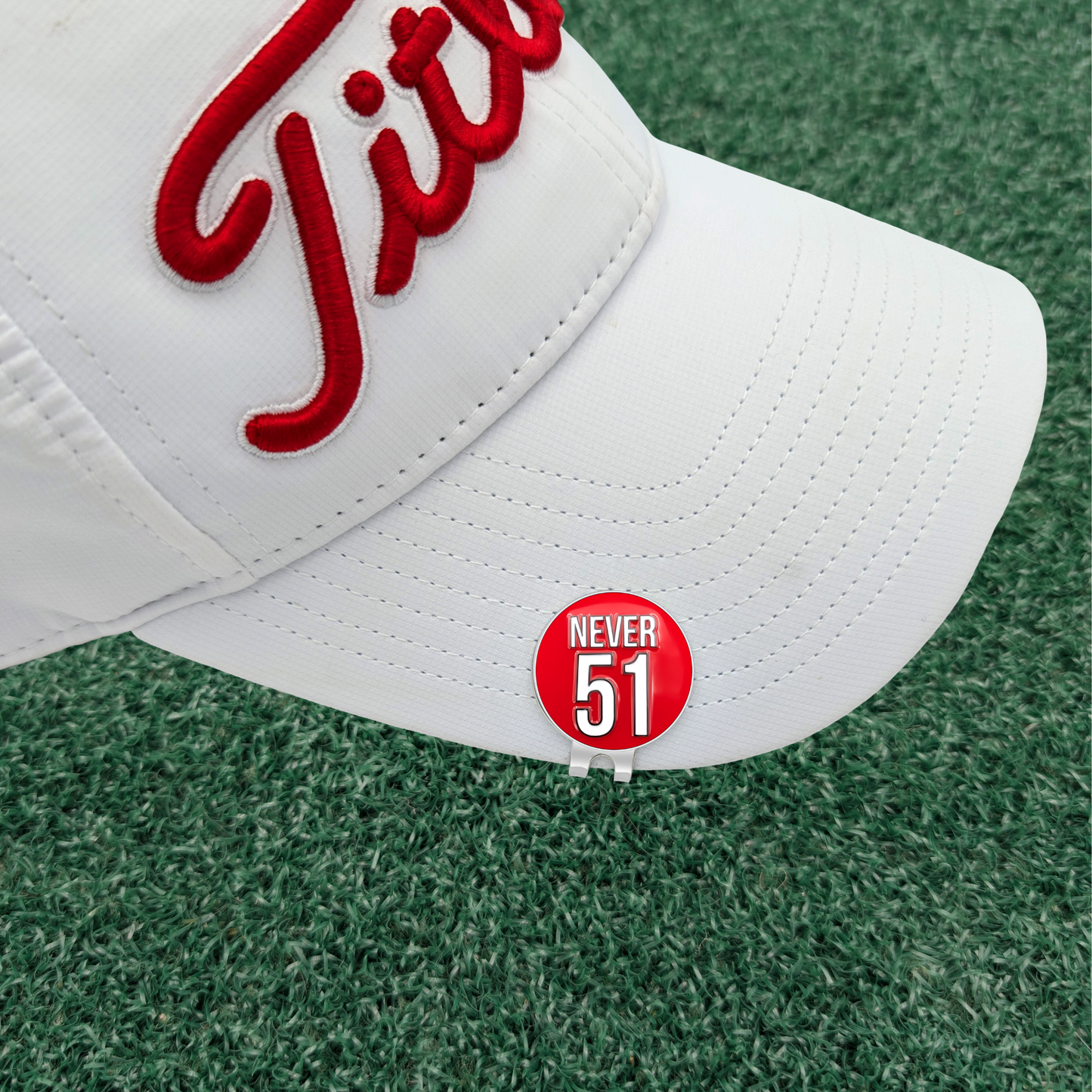 Never 51 Golf Ball Marker | Proudly Canadian, No Compromises