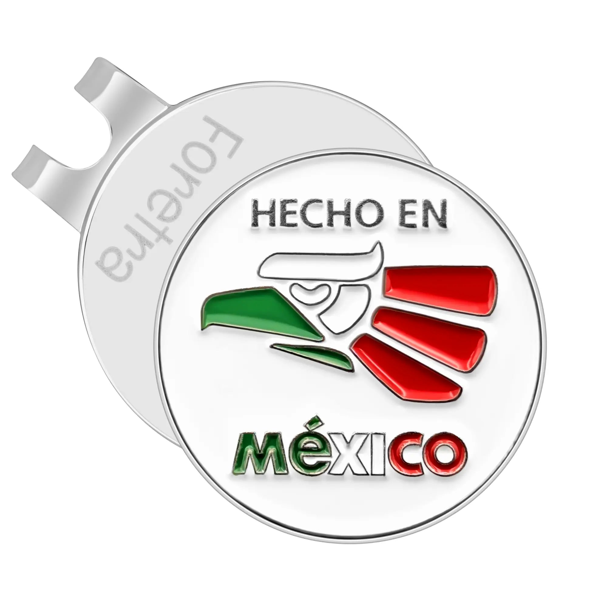 Mexico - Golf Ball Marker with Magnetic Golf Hat Clip