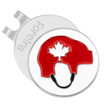 Canada Hockey Helmet - Golf Ball Marker with Magnetic Golf Hat Clip