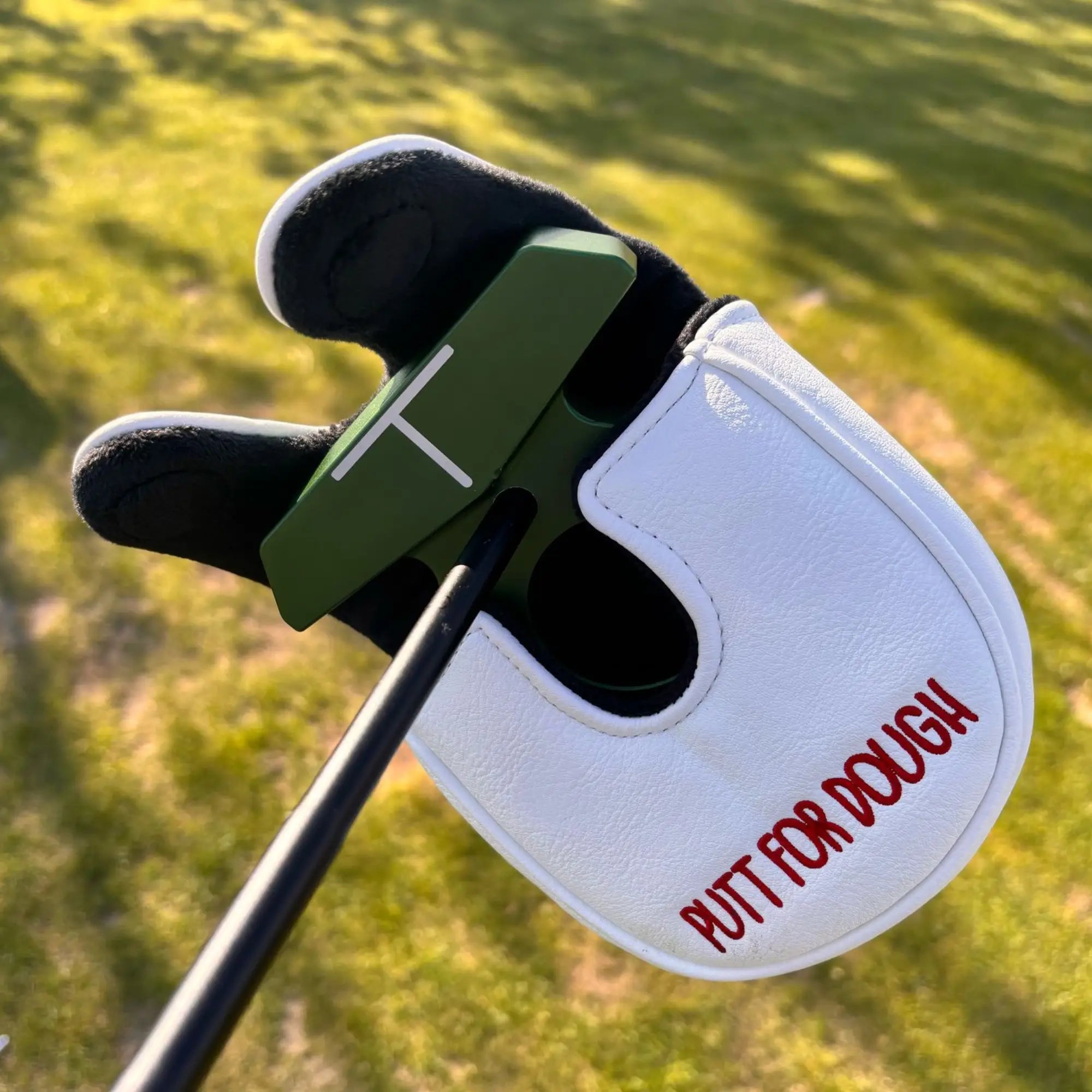 Putt for Dough - Money Maker -  Center Shafted Putter (White)