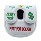 Putt for Dough - Money Maker -  Center Shafted Putter (White)