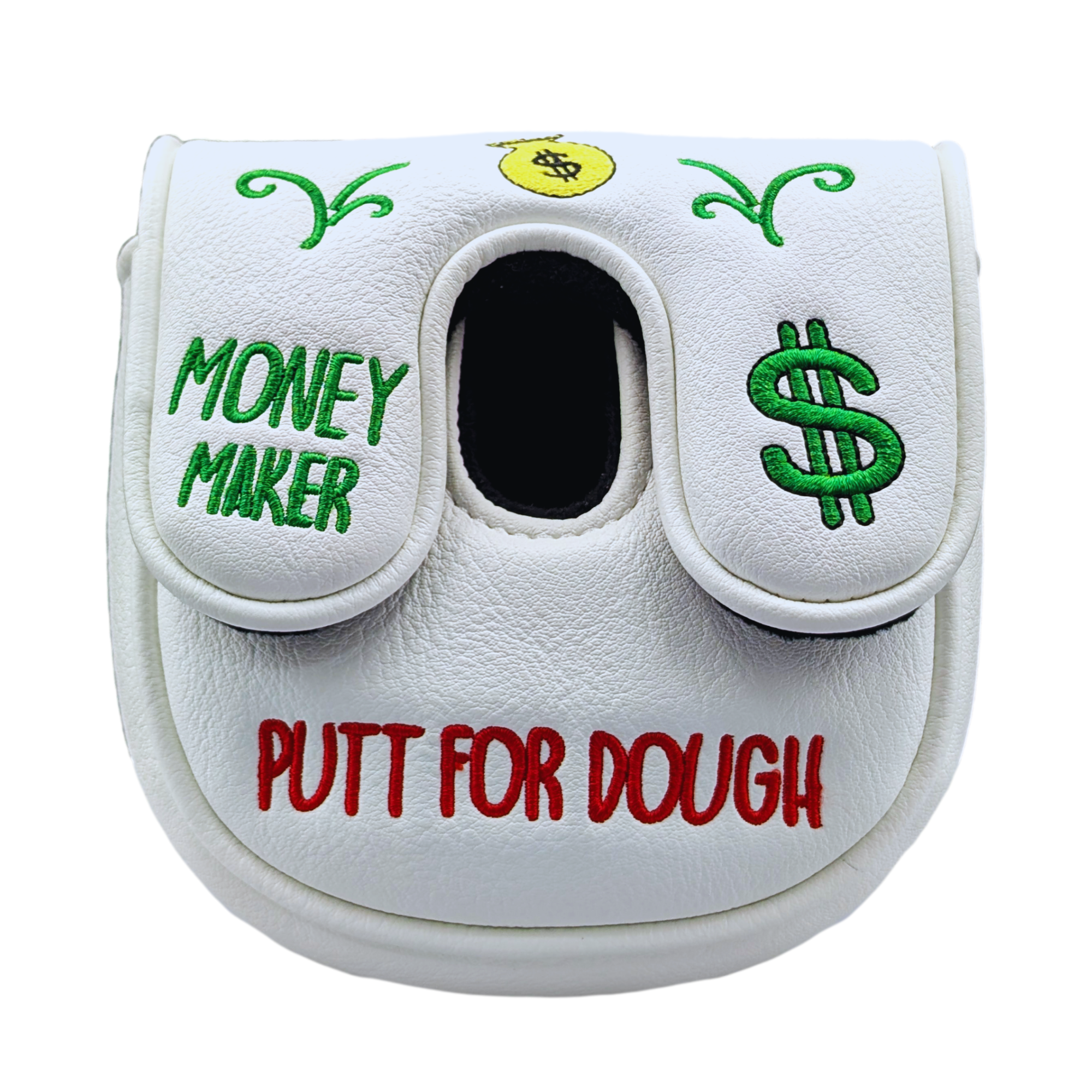 Putt for Dough - Money Maker -  Center Shafted Putter (White)