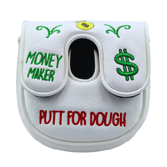 Putt for Dough - Money Maker -  Center Shafted Putter (White)