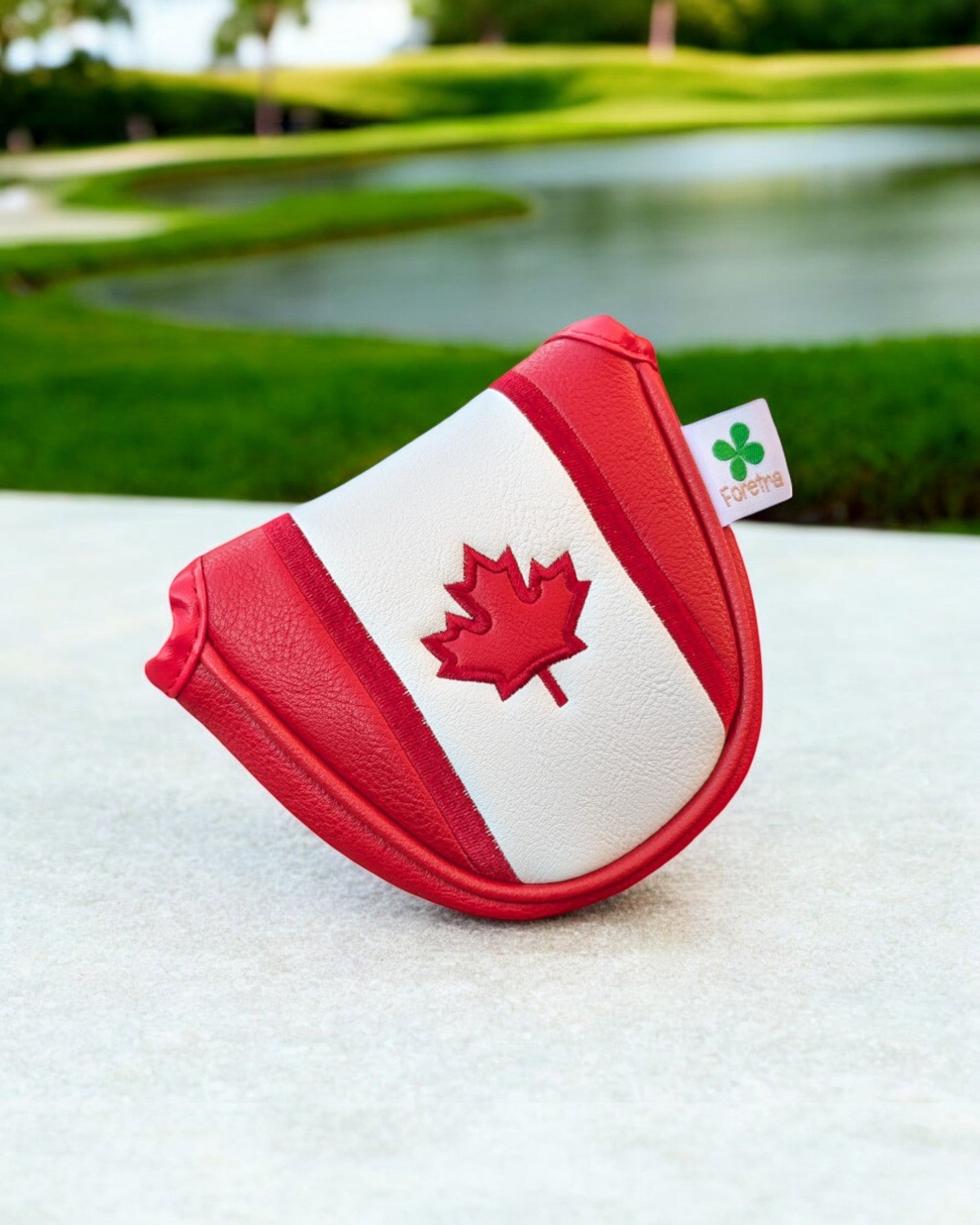 Canada Flag Mallet Putter Head Cover