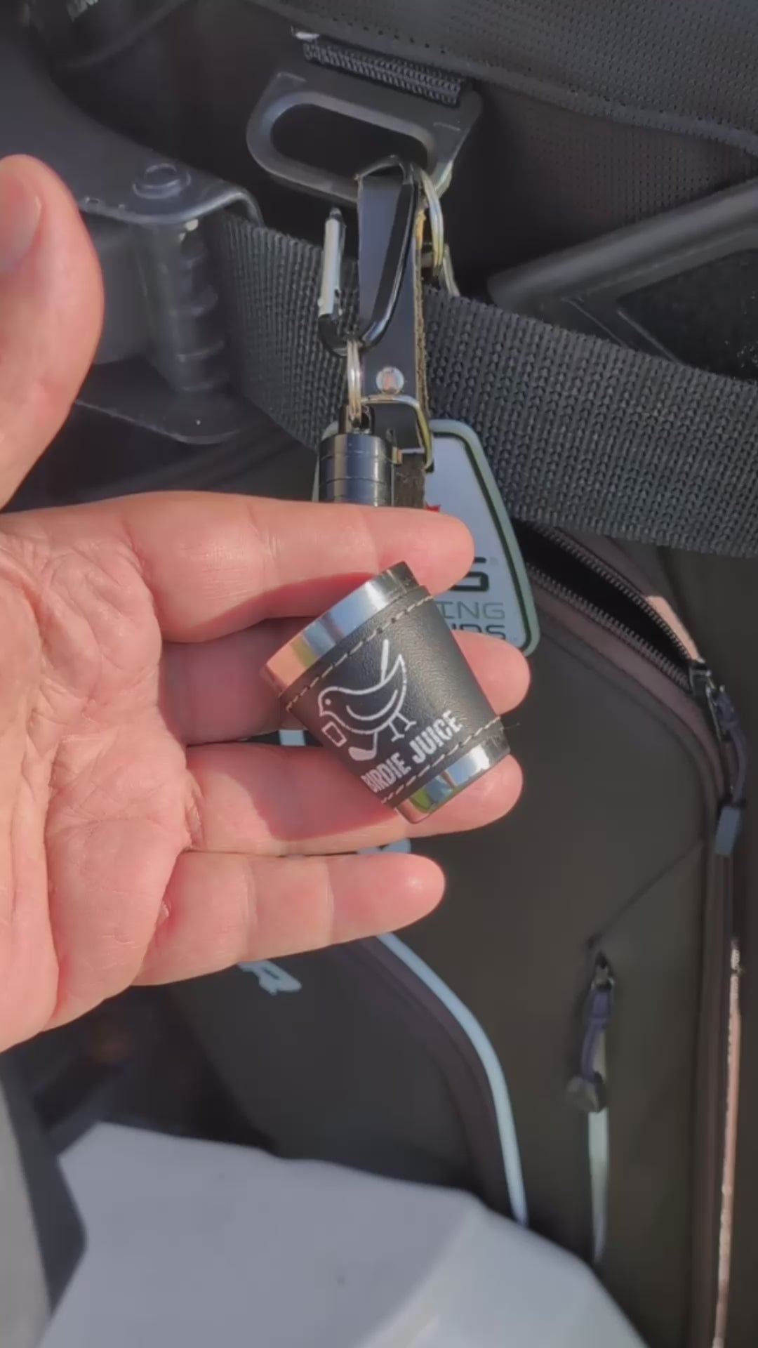 Magnetic Birdie Juice Cup — The Clip-On Shot Glass Your Golf Bag Has Been Missing