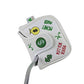 Putt for Dough - Money Maker - SQUARE MALLET Putter Headcover (White)