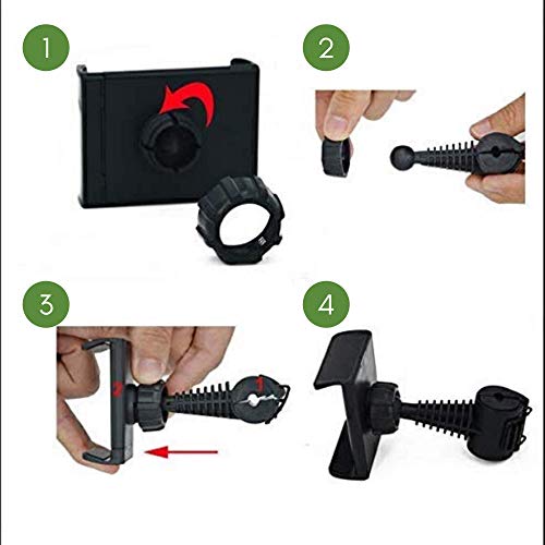 Alignment Stick Cell Phone Clip Holder and Training Aid | Works with Any Smart Phone, Easy  Quick Set Up (with Remote)